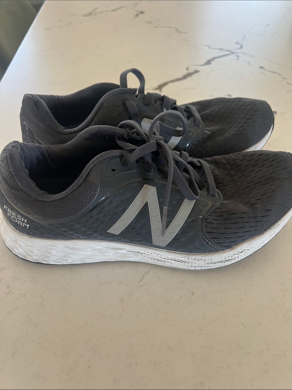 New Balance Black & White Fresh Foam Running Shoes size 8. So comfortable